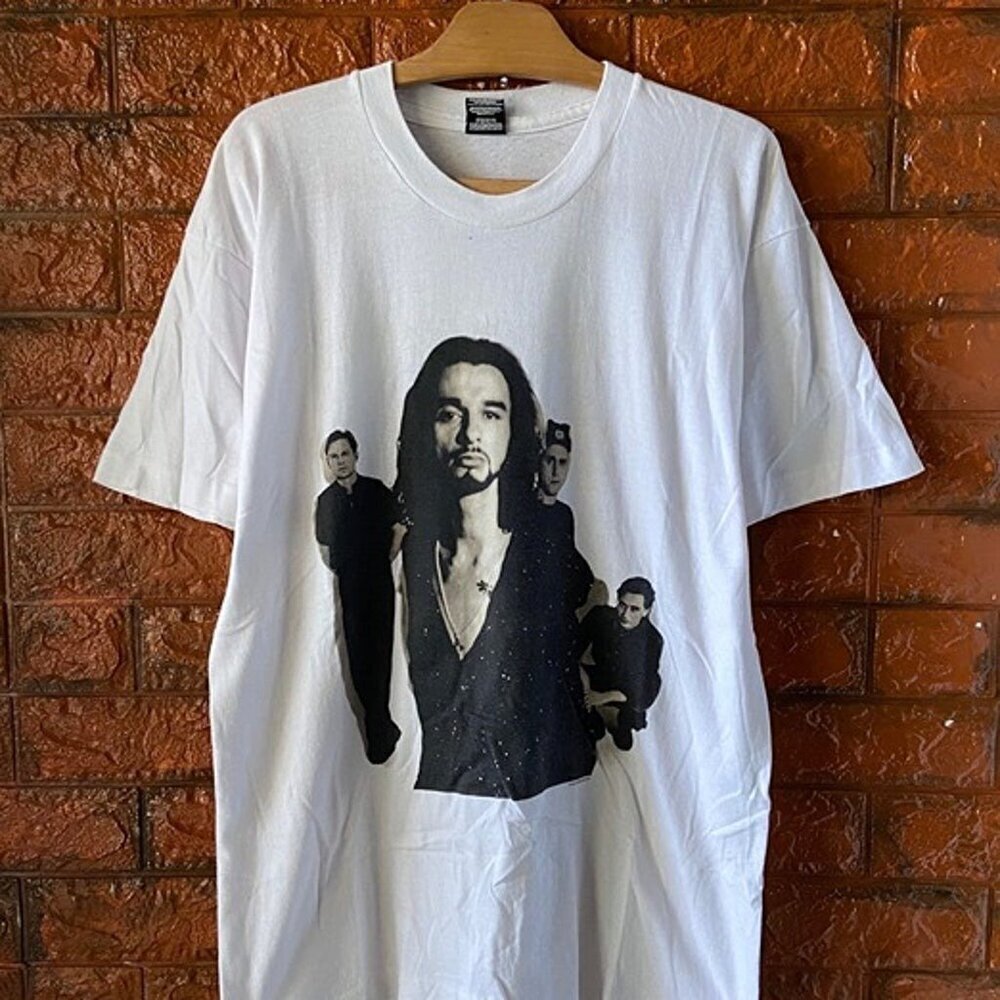 1993 Depeche Mode DM Alternative Rock Tour Graphic Band Fan Collector T-Shirt